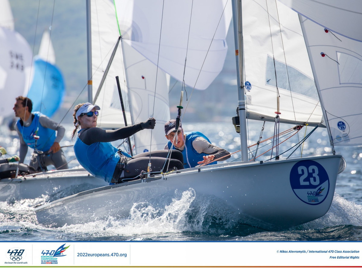 Aloïse et Hippolytte sous spinnaker.