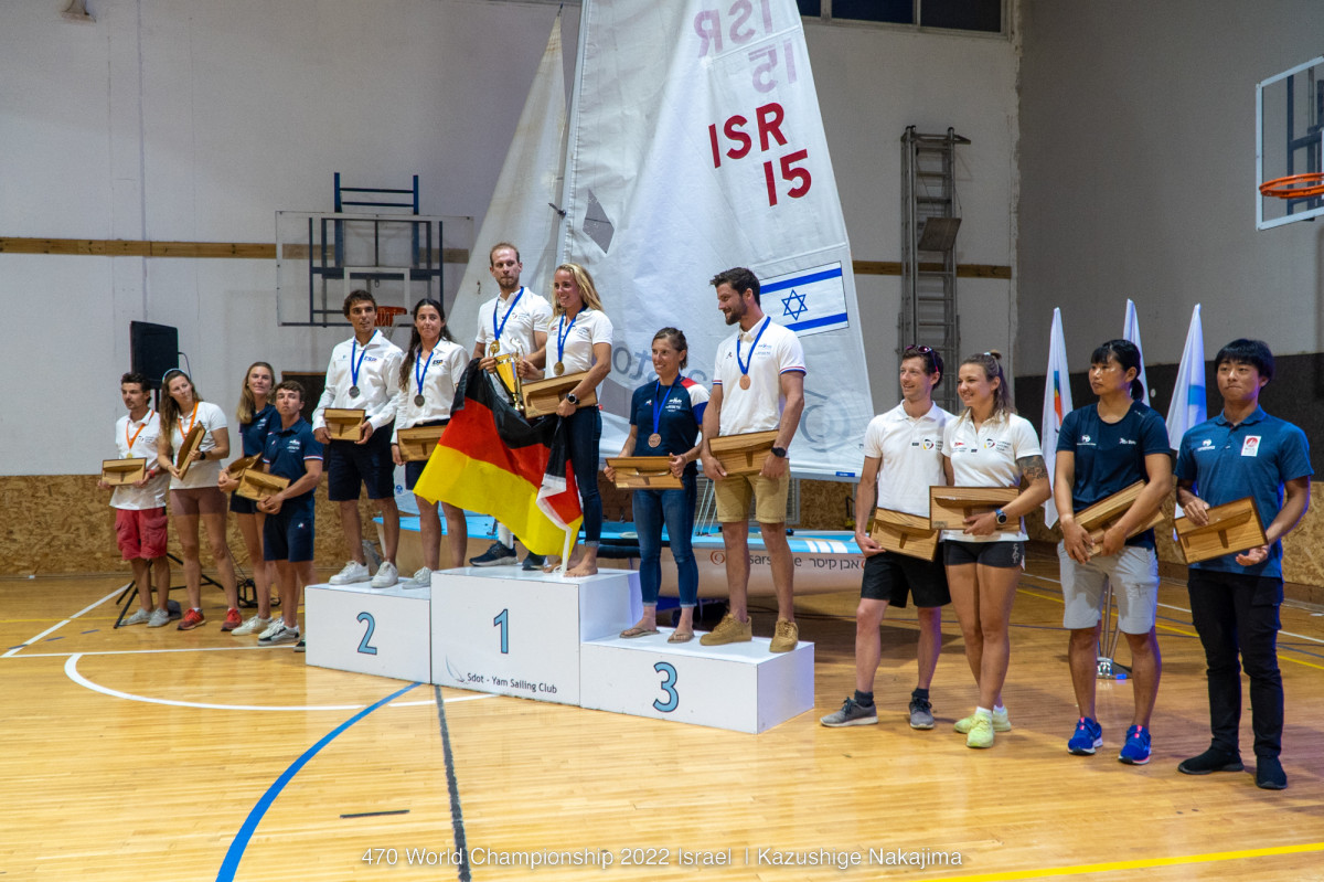 Remise des prix du Championnat du Monde 470 seniors 2022