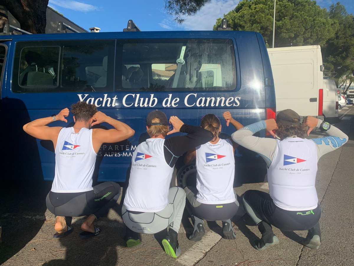 l'équipe ILCA du Yacht Club de Cannes